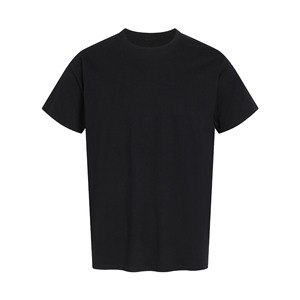 T-shirt à manches courtes pour homme, col rond, 100% coton, tricoté, uni, couleur unie, coupe classique, style décontracté - Product Image 1