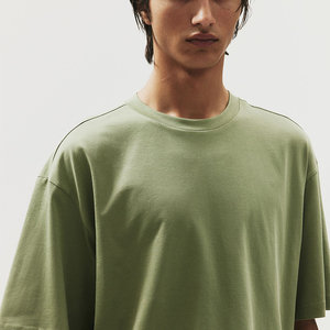 Vêtements personnalisés en gros à col rond pour ensemble t-shirt, short en coton et t-shirt pour hommes, vêtements d'occasion pour hommes - Product Image 5