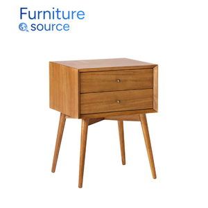 Table de nuit contemporaine en bois meubles de chambre à coucher de luxe Casegoods OEM ODM Vietnam usine approvisionnement durable et abordable pour les hôtels - Product Image 1