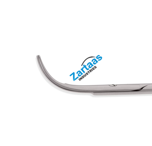 Lames de ciseaux Diethrich en acier inoxydable de haute qualité, entièrement courbées, à bord rasoir, avec poignée annulaire, 23 cm, instruments chirurgicaux - Product Image 5