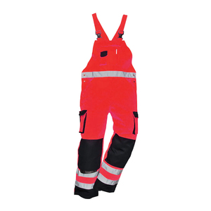 Wholesale High Quality Custom Men Bib High Visibility Construction <b>Overall</b> Workwear Hi Vis Silk <b>Waterproof</b> Brace Pants - Product Image 6
