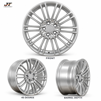 Jantes forgées multi-rayons en maille de 18 à 22 pouces, jantes de roue argentées 5x112 5x114.3 Monoblock VIW-233 pour BMW Audi Mercedes-Benz