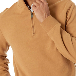 Sweat à capuche zippé personnalisé pour homme en coton et polyester mélangé, à manches longues - Product Image 6