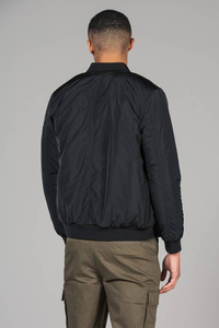 Veste matelassée à col montant en toile pour homme, grande taille, poche passepoilée, streetwear, col haut, vente chaude, vêtements d'extérieur chauds pour l'hiver - Product Image 5