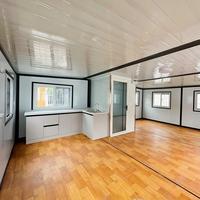 Maison préfabriquée modulaire de luxe, moderne, pour hôtel, bureau, 20 pieds, 40 pieds, étanche, robuste, extensible, conteneur habitable