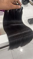 Extensions de cheveux en trame, douces, lisses et durables, cheveux humains de bonne qualité