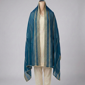 Écharpe longue en mousseline africaine, 12 couleurs, vente en gros |   Hijab et châle musulman ethnique à strass floraux, respirant, pour usage quotidien en extérieur - Product Image 5