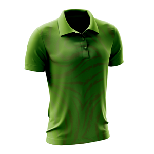 Chemise de golf pour hommes, unie, respirante, anti-rétrécissement, séchage rapide, personnalisable, imprimé artistique linéaire minimaliste, légère, vente en gros - Product Image 4