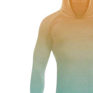 Camisa de Pesca con Capucha de Manga Larga para Hombre, Color Degradado, Protección UV UPF 50, Material de Poliéster - Product Image 4
