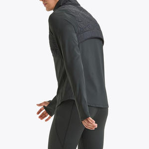 Veste de course à capuche pour homme, coupe ajustée, séchage rapide, coupe-vent, entraînement en salle de sport, fermeture éclair, jogging, vêtements de sport - Product Image 3