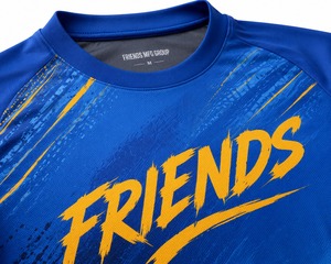 Ensemble maillot et short de football, impression sublimée, anti-transpiration, unisexe adulte, bleu jaune, uniforme d'équipe - Product Image 2
