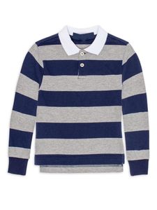 เสื้อโปโลแขนยาวเด็กชาย ผ้าฝ้ายคุณภาพสูง ระบายอากาศได้ดี สวมใส่สบาย สำหรับเด็กชาย รับสกรีนโลโก้ - Product Image 2