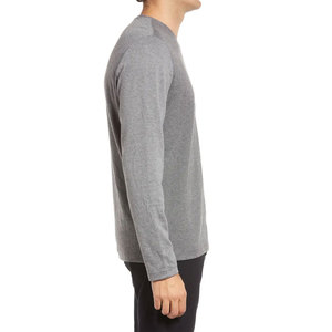 เสื้อยืดแขนยาวผู้ชายทรงปกติ ผ้าฝ้าย 100% คุณภาพสูง ระบายอากาศได้ดี แห้งเร็ว เหมาะสำหรับใส่ลำลอง - Product Image 2