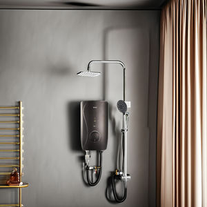 Factory Deals S8i 3.5KW Electric Water Heater DC Pump Rain <b>Shower</b> <b>Accessories</b> for Household Use Champagne Color for Home Hotel - Product Image 4