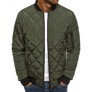 Winter Men's Bomber Jacket Horn <b>Button</b> OEM Service Canvas Waterproof Quick Dry Vintage Casual Sports Jacket - Product Image 1