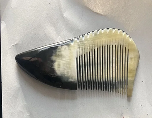 Peigne en corne de buffle naturel, imperméable et antistatique, artisanal et poli, pour Noël et la Fête des Pères, artisanat naturel - Product Image 6