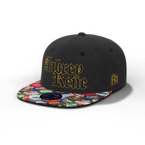 Gorra Snapback Deportiva de 6 Paneles con Visera Negra Estampada y Bordado 3D Personalizado de Alta Calidad, Novedad Top One - Product Image 3