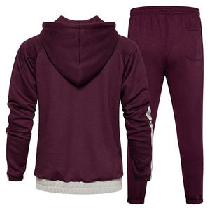 Conjunto Deportivo de Dos Piezas para Hombre, Chaqueta de Punto Suave con Cierre Completo y Pantalones Jogger, Ropa Deportiva Informal para Gimnasio y Entrenamiento, Venta al Por Mayor - Product Image 6