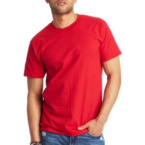 T-shirt décontracté pour homme en toile 100% coton, de haute qualité, écologique, à séchage rapide, respirant, coupe ample, manches courtes, été - Product Image 1