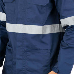 Veste de sécurité imperméable à capuche haute visibilité réfléchissante pour l'hiver, coupe ample, pour le travail en extérieur (vente en gros) - Product Image 6