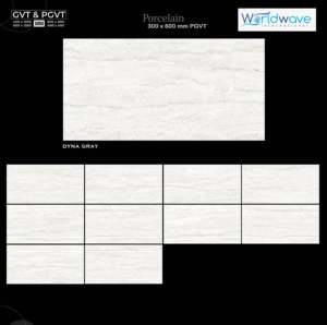 Carreaux muraux en porcelaine standard 300x600mm, absorption d'eau ≤0,5%, carreaux muraux en porcelaine GVT PGVT 300x600mm, de l'Inde au monde entier - Product Image 6
