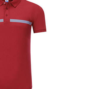 Polo de travail haute visibilité OEM pour la sécurité et la construction, chemise fluorescente réfléchissante rapide pour hommes et femmes - Product Image 3