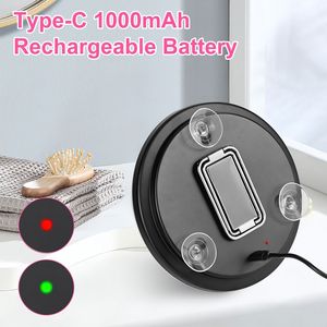 Specchio da Trucco da Viaggio con Luce Ingrandente 30X, Luminosità Regolabile, 3 Colori Inclusi, con Pinzette e Forbici, Comodo Supporto a Ventosa - Product Image 5