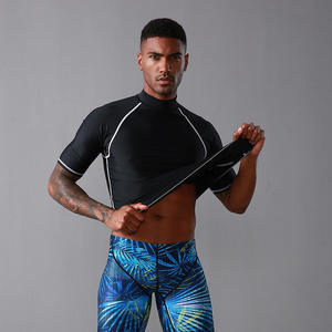 Maillot de compression à manches courtes pour homme, MMA Rashguard, personnalisable avec logo, pour entraînement de grappling sans kimono, vente en gros - Product Image 5