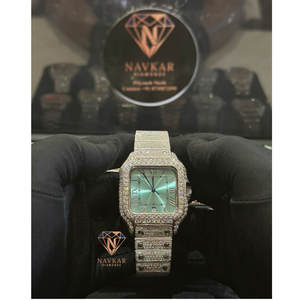Reloj de Diamantes Moissanite de Alta Gama, Estilo Hip Hop, Brillante y Deslumbrante para Hombre, Disponible a Precio Directo de Fábrica - Product Image 1