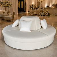 Modernes Rundes Hochzeitssofa Kreisförmige Lounge-Sitzmöbel für Hotel-Events Partys Bankette Dekoration