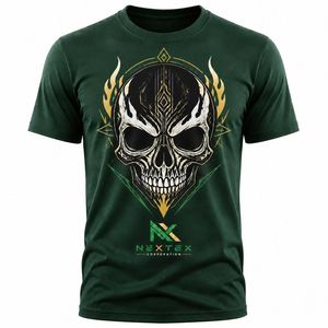 T-shirt graphique personnalisé pour homme, manches courtes, col rond, en coton imprimé, OEM, streetwear, t-shirt décontracté - Product Image 2