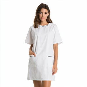 Ventes en gros de blouses d'hôpital unisexes de haute qualité en tissu 100% polyester - Product Image 1