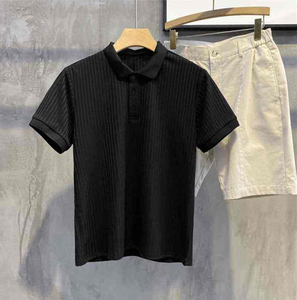 เสื้อเชิ้ตอ็อกซ์ฟอร์ดแขนสั้นผู้ชาย ผ้าฝ้ายถัก 100% ระบายอากาศได้ดี พิมพ์ลายแบบรีดร้อน ทรงปกติ สวมใส่สบาย - Product Image 3