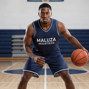 Maillots de basket-ball Maluza personnalisés en gros, respirants, 100 % polyester, séchage rapide, impression par sublimation, maillots d'équipe sportive - Product Image 5