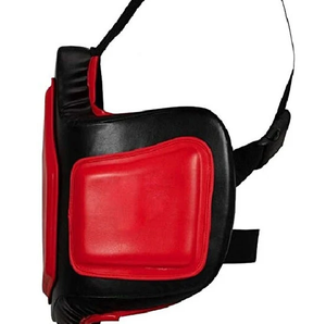 Top Selling High Quality Black Leather & PU MMA Kick Boxing Thai Body <b>Protector</b> Chest Guard Breathable Lightweight - Product Image 3