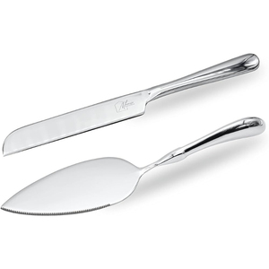 <b>Cake</b> Cutting Tools Golden Engraving Design Spatula <b>Cake</b> Cutter Knife Set Stainless Steel <b>Cake</b> <b>Server</b> for Wedding Party Baking - Product Image 4