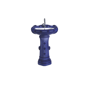 Fabricant indien vendant des articles sanitaires de salle de bain de haute qualité, lavabo sur pied en céramique blanche design à prix abordable - Product Image 1