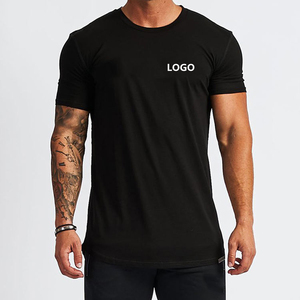 New Arrival Men's Light Blue Short Sleeve O-Neck Solid Color Jersey Breathable Knitted Casual Slim Fit T-Shirt - Product Image 4