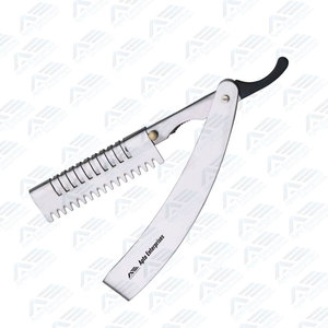 Wholesale Price Unique Design Folding Razor for Professional Grooming Stainless Steel <b>Blade</b> Straight <b>Barber</b> Razors - Product Image 3
