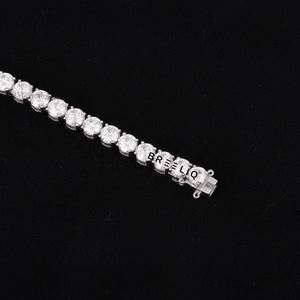 Bracelet tennis en argent sterling 925 avec diamants de laboratoire, design personnalisé, bijoux élégants et luxueux, nouvelle collection pour femmes - Product Image 2