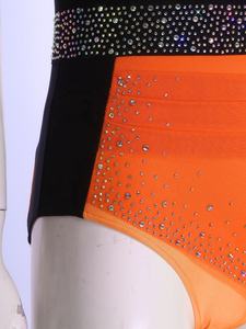 Traje de patinaje artístico para mujer, leotardo de bloqueo, mono, ropa de gimnasia, trajes de baile latino, actuaciones escénicas, disfraces de danza jazz - Product Image 5