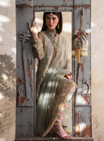 Gaun Pengantin Wanita Organza Modern India Pakistan Bordir Dupatta Panjang Reguler Anti Kusut Cepat Kering Menyerap Keringat