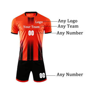 Conjunto de Uniforme de Fútbol, Ropa Deportiva Personalizada Unisex, Uniforme de Fútbol Original Barato, Diseño de Logotipo de Equipo - Product Image 3
