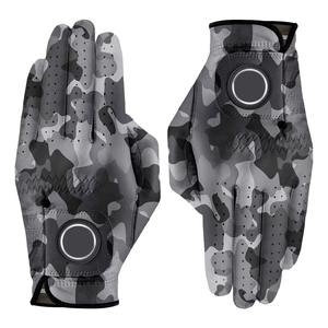 Guante de Golf de Alta Calidad Personalizado a Todo Color para Zurdos, de Cuero Cabretta, Suave, Transpirable, Ligero, de Dedo Completo y Ajustable - Product Image 1