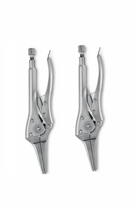 Surgical Locking Pliers Stainless Steel 170mm Long Nose <b>Vise</b> <b>Grip</b> Manual Instrument Class I Surgical Operation Use - Product Image 3