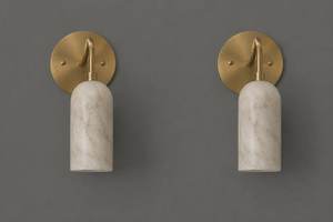 Modern Brass <b>Wall</b> <b>Sconce</b> With Frosted Glass Shades Indoor <b>Lighting</b> Fixture Bathroom Decor Round Design Lightweight - Product Image 2