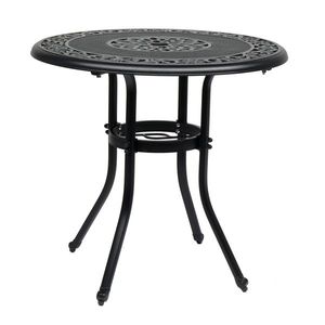 Outdoor Cast Aluminum Round Dining Table 32*32*29" Durable and Stylish for Indoor/Outdoor Use - Product Image 3