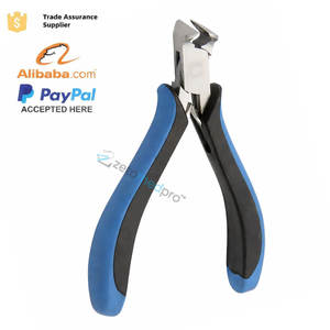 Alicates de corte de extremos de acero inoxidable de 120 mm con mandíbula lisa, mango ergonómico y doble resorte, herramienta para cortar alambre en joyería - Product Image 2