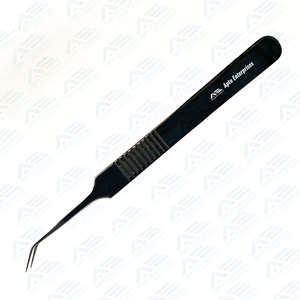 Handmade Beauty Instruments with Customizable Box Free Logo Printing Sustainable <b>Top</b>-Quality Eyelash Tweezers - Product Image 2