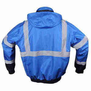 Veste de travail industrielle OEM 2026 personnalisée, type R, coque rigide, haute visibilité, réfléchissante, hiver, classe 3, certifiée ASTM - Product Image 4